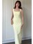 Sarı Askılı Maxi Elbise 7