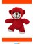 Kırmızı Peluş Oyuncak Ayıcık 25 cm 3