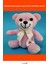 Pembe Peluş Atkılı Oyuncak Ayıcık 25 cm 2