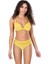 Kadın Hardal Bikini Takımı Balenli Destekli Yarım Dolgulu Tam Astarlı 4