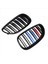 Araba Parlatıcı Siyah Ön Kaput Böbrek Çift Hat Izgara Mesh Sport Racing Izgaraları Bmw E60 E61 5 Serisi M5 04-09 M Stil (Yurt Dışından) 1
