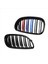 Araba Parlatıcı Siyah Ön Kaput Böbrek Çift Hat Izgara Mesh Sport Racing Izgaraları Bmw E60 E61 5 Serisi M5 04-09 M Stil (Yurt Dışından) 4