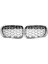 2pcs Set Ön Böbrek Grilles Elmas Meteor Tarzı Krom Bmw X3 X4 F25 F26 14-18 (Yurt Dışından) 1