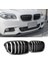 Araba Karbon Fiber Parlak Çift Çift Sıslar Ön Böbrek Izgara For-Bmw 5 Seri F10 F11 M5 2010-2016 (Yurt Dışından) 2