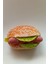 Yapay Hamburger Sosis Buzdolabı Magnet Yumuşak Üç Boyutlu Ekmek Hediyelik Dekor 2
