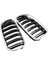 Araba Chrome+Parlak Siyah Çift Çabuk Ön Böbrek Izgara F10/ F11 M5 535I 550I 528I 4-Door 2010-2017 (Yurt Dışından) 5