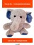 Sevimli Peluş Fil 24 cm Yumuşak Hediye Oyuncak 1