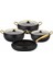 Granit Livia Gold 7 Parça Tencere Seti Siyah 2