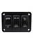 Araba Teknesi 5 Pin 3 Çete Anahtarı Geçiş Paneli 12V/24V Mavi Işık Rv Yat Gemisi (Yurt Dışından) 4