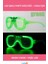 Yeşil Neon LED Işıklı Parti Gözlüğü 3 Modlu Eğlence Aksesuarı 1