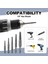 Vida Extractor Seti 10 Pc Vida Extractor 1/4inch Hex Shank Kırık Vida Extractor Vidalı Çıkarma ve Extractor Bit Seti (Yurt Dışından) 4