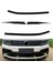 Araba Parlak Siyah Ön Merkez Izgara Izgara Kalıp Şeritleri Vw Tiguan Rline 2017-2021 Için Sis Işık Kapağı Döşeme (Yurt Dışından) 4