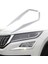 Ön Sis Fıçıları Lambalar Göz Kapağı Kaş Şeridi Kalıplama Kapağı Kaplama Skoda Kodiaq 2017-2020 (Yurt Dışından) 3