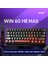 WIN60 He Max Manyetik Klavye Rapid Trigger Wing Chun Switch 8000Hz Rgb %60 Hot Swap Oyuncu Klavyesi Siyah-Kırmızı 8