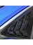 Honda Civic 2022 2023 Hatchback Arka Taraf Havalandırma Çeyrek Pencere Panjur Panjur Kapağı Parlak Siyah (Yurt Dışından) 5
