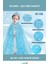Karlar Ülkesi Elsa Frozen Mavi Pelerin 80 cm Çocuk Kostümü 1