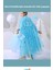 Karlar Ülkesi Elsa Frozen Mavi Pelerin 80 cm Çocuk Kostümü 2