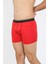 - Erkek Pamuk Likralı Boxer Kırmızı 2