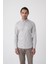 Regular Fit Paşa Yaka Pamuk Gri Erkek Gömlek GMEKS4K242028_D55 1