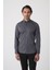 Regular Fit Erkek Uzun Kol Cepsiz Pamuk Antrasit Gömlek GMCZG250134_D58 1