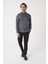 Regular Fit Erkek Uzun Kol Cepsiz Pamuk Antrasit Gömlek GMCZG250134_D58 5