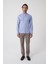 Erkek Regular Fit Uzun Kol Mavi Gömlek GMKTN250016_D35 3