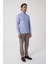 Erkek Regular Fit Uzun Kol Mavi Gömlek GMKTN250016_D35 4