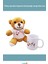 Love Baskılı Kahverengi Peluş Ayıcık ve Porselen Kupa 2