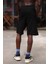 Erkek Iki Iplik Cepli Şort - Siyah -Vlmr 2