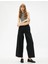 Keten Pantolon Bol Paça Crop 3SAK40294PW 2