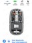 Bluetooth Usb Çift Modlu Sessiz Mouse, Şeffaf Mıknatıslı Kapaklı, Type-c Şarjlı, Dpı Ayarlı, Kablosuz 10m Çekim Mesafeli, Masaüstü Kısayol Tuşlu, Taşınabilir Şarjlı Mouse Siyah 1