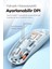 Bluetooth Usb Çift Modlu Sessiz Mouse, Şeffaf Mıknatıslı Kapaklı, Type-c Şarjlı, Dpı Ayarlı, Kablosuz 10m Çekim Mesafeli, Masaüstü Kısayol Tuşlu, Taşınabilir Şarjlı Mouse Siyah 3