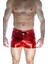 - Erkek Kırmızı Lame Short 1