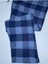 Yumuşak Dokulu Rahat Kalıp Kışlık Unisex Pazen Pijama Pantolonu Indigo -Konforlu Stilin Yeni Hali 2