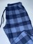 Yumuşak Dokulu Rahat Kalıp Kışlık Unisex Pazen Pijama Pantolonu Indigo -Konforlu Stilin Yeni Hali 3