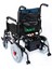Siyah Akülü Tekerlekli Sandalye Katlanabilir Ergonomik Tasarım 8 inç Tekerlek 11
