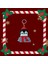 Yılbaşı Temalı Pixcel Pingu Anahtarlık 1