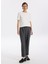 Lastikli Bel Havuç Gri Melanj Kadın Pantolon F5WL-PNT0117 1