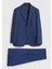 Lacivert Düz Zeroweight Slim Fit Yün Karışımlı Takım Elbise 1