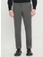 Bağlamalı Bel Dar Paça Jogger Gri Melanj Erkek Pantolon ACE001261527_GMJ 1