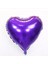 Kalp Balon Folyo Mor 45 cm 18 Inç (K95) 1