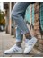 Kadın Beyaz Ortopedik Taban Günlük Sneaker 056 056 1