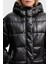 Kapitoneli Loose Fit Kapüşonlu Parlak Şişme Mont LV047D505GUB1 Bayan Mont LV047D505G Ub1 4