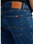 Yüksek Bel Tapered Fit Indigo Erkek Denim Pantolon Toledo TAPERED-1418 5