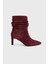 Süet Topuklu Bot Bordo 11644363001 1