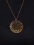 Doğal Taş Oniks Doğal Taşlı Yuvarlak Model Antik Kadın Kolye EUK47O 3