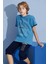 Erkek Çocuk Sportswear Fear None T-Shirt Kapri Alt Bisiklet Yaka Orta Kalın Pijama TAKIMI-3922 2
