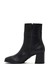 Kadın Siyah Fermuarlı Kalın Topuklu Deri Bot 25WFD163118 4