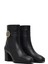 Kadın Siyah Fermuarlı Kalın Topuklu Deri Bot 25WFD163118 5