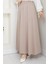 Bej Taş Oyssho Kumaş Kadın Etek Beli Lastikli 38 40 42 44 46 48 Bedenlere Uyumludur. 2